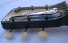 Rickenbacker B Post War/6 LapSteel, Black: Headstock - Rear