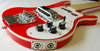 Rickenbacker 4003/4 SPC, Alarm Red: Close up - Free