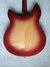 Aug 1986 Rickenbacker 330/6 , Fireglo: Body - Rear