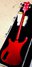 Rickenbacker 4004/4 Cii, Ruby: Full Instrument - Rear