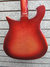 Apr 1965 Rickenbacker ES17/6 Ryder, Fireglo: Body - Rear