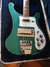 Rickenbacker 4003/4 , Turquoise: Close up - Free