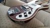 Rickenbacker 4001/4 , Burgundy: Close up - Free2