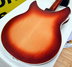 Mar 1990 Rickenbacker 360/12 V64, Fireglo: Body - Rear
