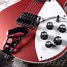 Rickenbacker 620/6 , Metallic Plumglo: Close up - Free2
