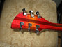 Rickenbacker 330/6 , Amber Fireglo: Headstock - Rear