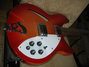 Rickenbacker 330/6 , Amber Fireglo: Neck - Rear