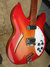 Rickenbacker 330/6 , Amber Fireglo: Close up - Free2