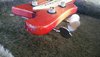 Rickenbacker 4001/4 , Fireglo: Headstock - Rear