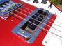Rickenbacker 4001/4 , Burgundy: Close up - Free2