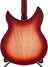 Jan 1997 Rickenbacker 360/12 V64, Fireglo: Body - Rear