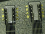 Rickenbacker DW16/2 X 8 Doubleneck, Silver: Headstock