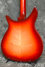 Aug 2014 Rickenbacker 1996/6 f hole, Fireglo: Body - Rear