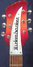 Rickenbacker 1996/6 f hole, Fireglo: Headstock
