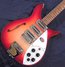 Rickenbacker 1996/6 f hole, Fireglo: Body - Front
