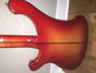 Rickenbacker 4001/4 , Fireglo: Body - Rear