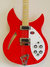 Rickenbacker 360/6 SPC, Alarm Red: Body - Front