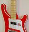 Rickenbacker 4003/4 SPC, Alarm Red: Neck - Front