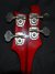 Rickenbacker 4001/4 FL, Burgundy: Headstock - Rear