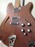 Rickenbacker 380/12 Mod, Natural Walnut: Close up - Free2