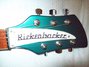 Rickenbacker 360/6 , Turquoise: Headstock