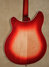 Aug 1992 Rickenbacker 360/6 , Fireglo: Body - Rear