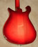 Rickenbacker 660/6 , Fireglo: Body - Rear