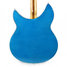 Rickenbacker 330/6 Mod, Blue: Body - Rear
