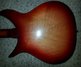 Jan 1996 Rickenbacker 350/6 Liverpool, Fireglo: Body - Rear