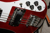 Rickenbacker 4001/4 , Burgundy: Close up - Free2