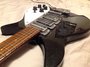 Jun 1981 Rickenbacker 320/6 Mod, Jetglo: Body - Rear