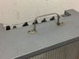 Rickenbacker B-9A/amp , Silver: Neck - Rear