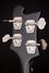 Rickenbacker 4001/4 C64S, Jetglo: Headstock - Rear