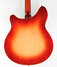 May 1990 Rickenbacker 360/6 , Fireglo: Body - Rear