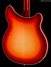 Jun 2015 Rickenbacker 360(LH)/12 , Fireglo: Body - Rear