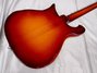 Oct 1981 Rickenbacker 620/12 , Fireglo: Body - Rear