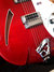 Rickenbacker 360/6 , Burgundy: Close up - Free2