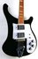Rickenbacker 481/6 Slant Fret, Jetglo: Body - Front