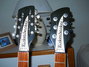Rickenbacker 362/612 Doubleneck, Jetglo: Headstock