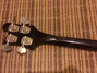Rickenbacker 4001/4 Mod, Walnut: Headstock - Rear