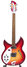 Rickenbacker 330/6 , Fireglo: Full Instrument - Front