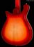 Jul 2015 Rickenbacker 660/6 , Fireglo: Body - Rear