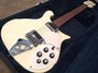 Rickenbacker 610/6 Refin, White: Close up - Free2