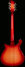 Rickenbacker 660/12 , Fireglo: Full Instrument - Rear
