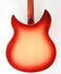 Jan 1997 Rickenbacker 360/6 V64, Fireglo: Body - Rear