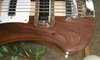 Rickenbacker 4003/5 Conversion, Natural Walnut: Close up - Free2