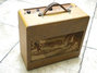 Dec 1950 Rickenbacker M-88/amp Ace, Two tone brown: Body - Rear