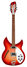 Rickenbacker 330/12 , Fireglo: Full Instrument - Front