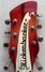 Rickenbacker 330/6 , Fireglo: Headstock