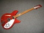Rickenbacker 330/12 , Burgundy: Full Instrument - Front